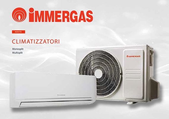 Climatizzatori in pompa di calore Immergas.